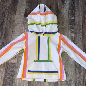Janie and Jack Multicolor Striped Hoodie